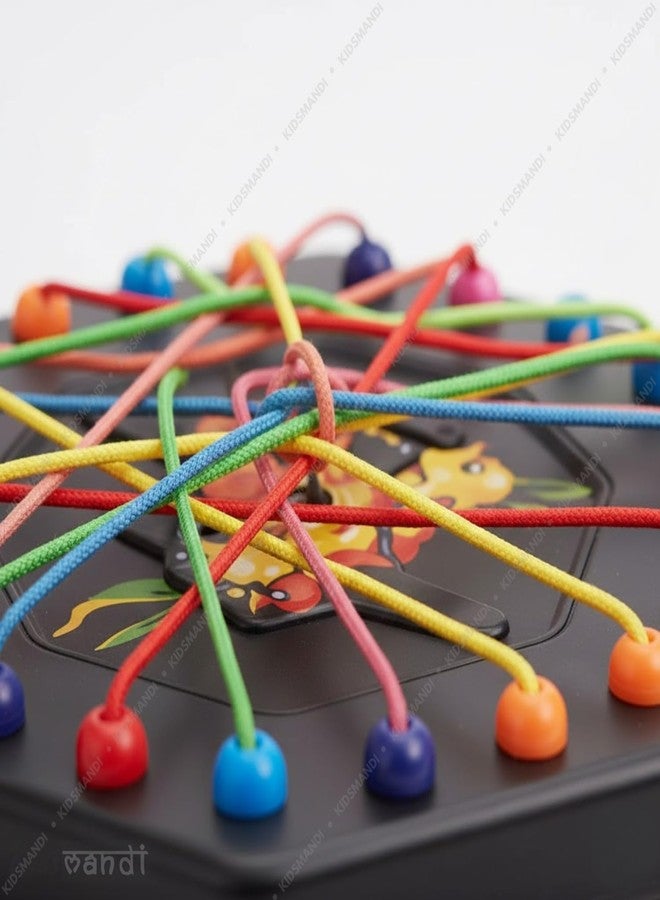 كيدز ماندي لعبة ألغاز حبل ماندي للأطفال | لعبة فك تشابك ممتعة للأطفال الصغار | تنمي المهارات الحركية الدقيقة والتعلم الإدراكي | هدية تعليمية تفاعلية - Image 3